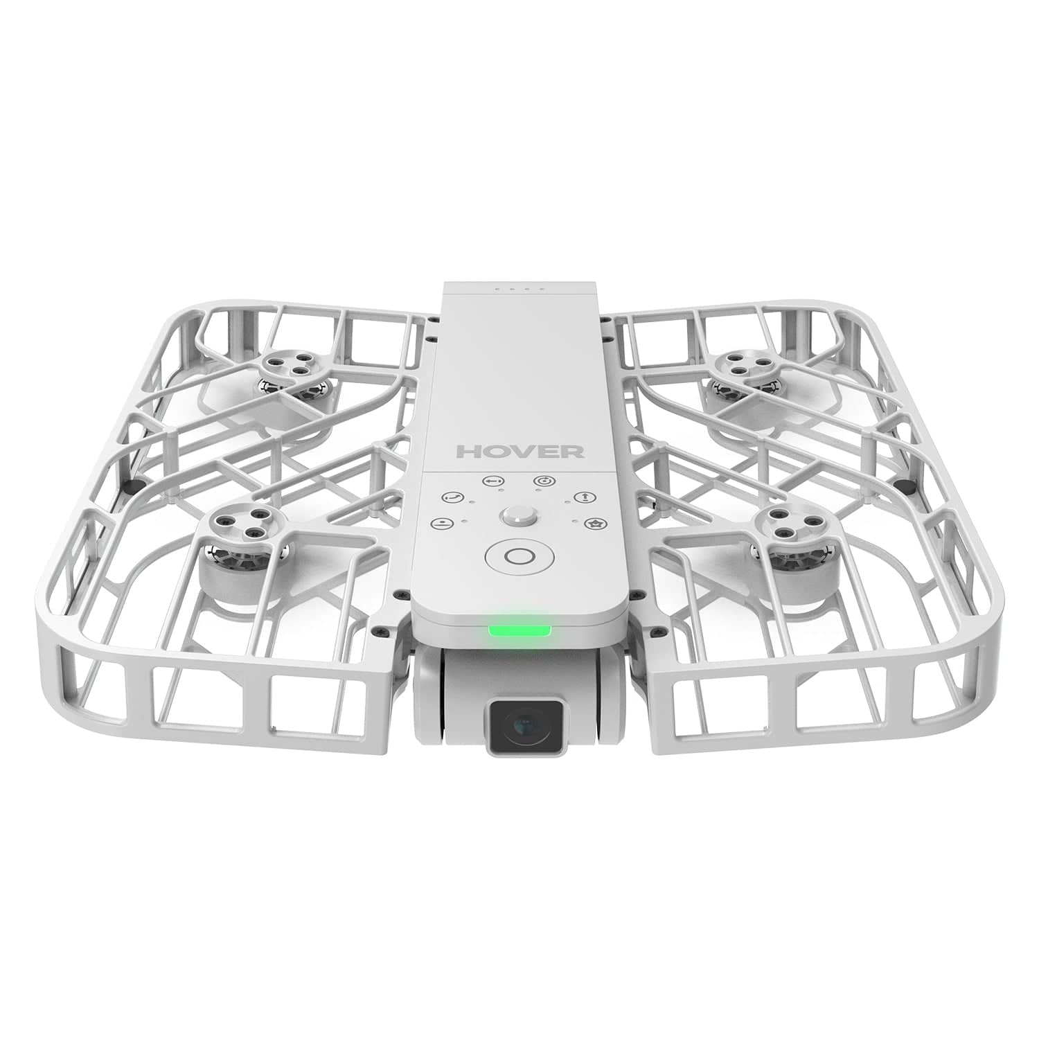 mini white foldable drone with camera
